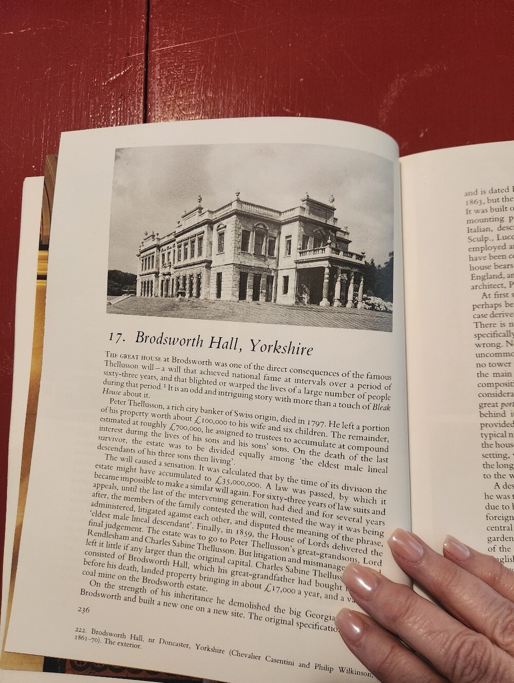 Mark Girouard "The Victorian Country House" Illustrated Book - Red and Cream - Picture 9 of 12